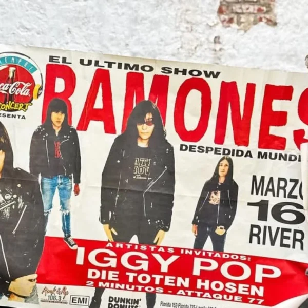 A 30 años de la despedida de Los Ramones en River