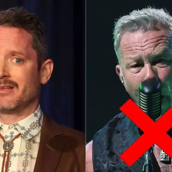 Elijah Wood se cansó de escuchar a Metallica por culpa de su hijo