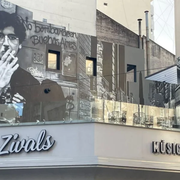 Nuevo mural en honor a Charly García