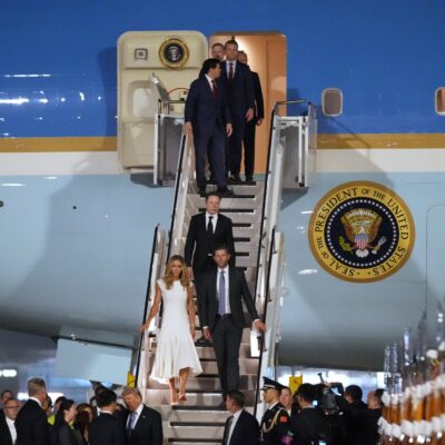 En visita oficial, Trump llegó a Beijing para una crucial cumbre con Xi: ¿Qué busca cada uno?